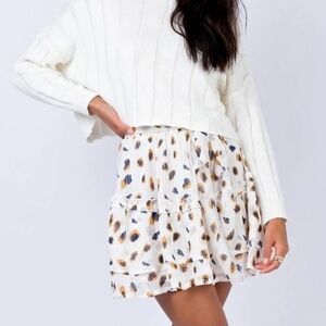 Princess Polly,‎  Worton Mini Skirt , White, Size 8